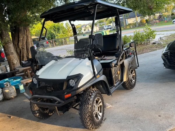 2022 Bighorn Ev5 Golf Cart 4-Seater White - Image 2