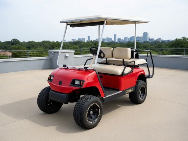 2005 Yamaha G23 Golf Cart Red 4-Seater