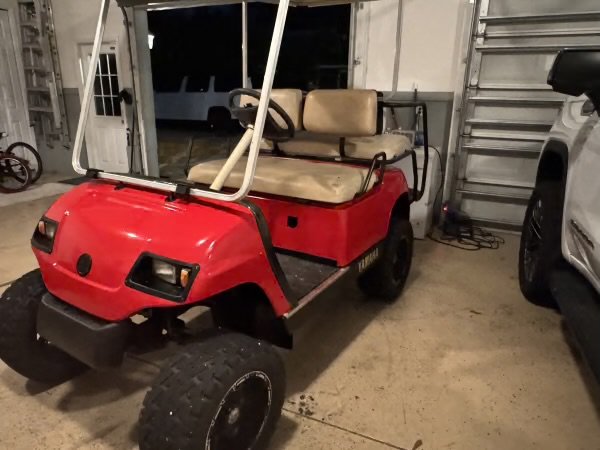 2005 Yamaha G23 Golf Cart Red 4-Seater - Image 4