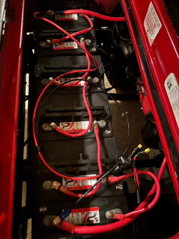 2005 Yamaha G23 Golf Cart Red 4-Seater - Image 7