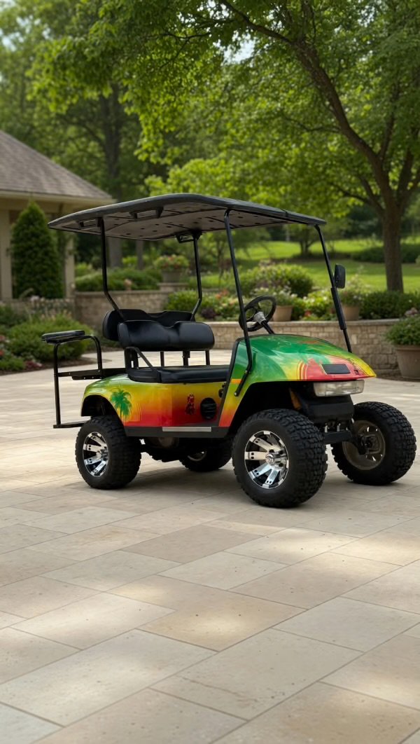 2012 EZ GO TXT Golf Car 4 Seats, Lifted
