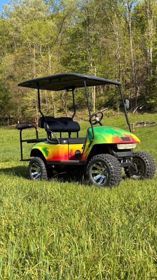 2012 EZ GO TXT Golf Car 4 Seats, Lifted - Image 4