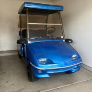 2001 Western Golf Cart- Blue, 1000 Miles